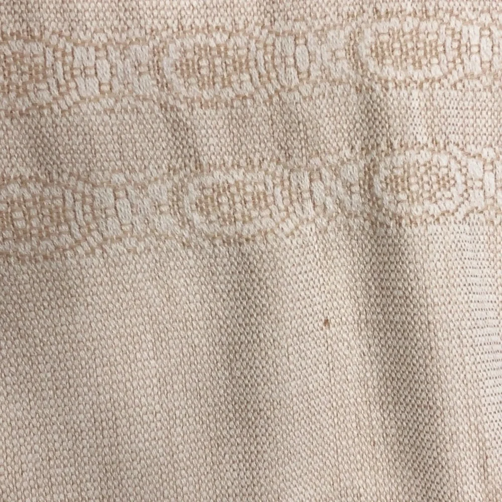 Churchill Handwoven Shawl Scarf tan knit fringe 63"x27" - Picture 9 of 10